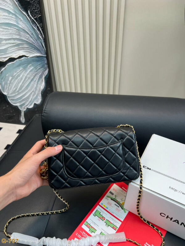 Fashion CN Mini Flap Bag Black 910299