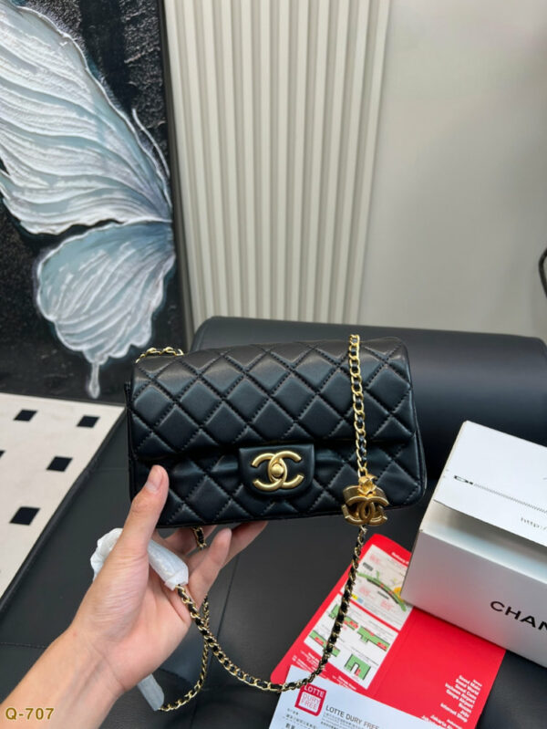 Fashion CN Mini Flap Bag Black 910299