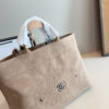 Fashion CN Deauville Tote Suede Bag 910309