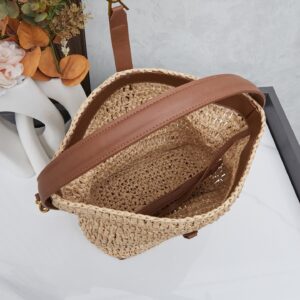 YSL Le 37 Raffia Bucket Bag 1977