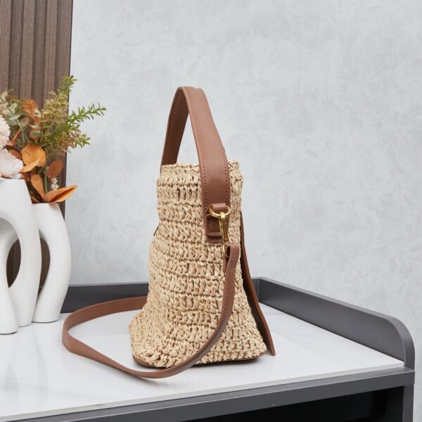 YSL Le 37 Raffia Bucket Bag 1977 YSL Le 37 Raffia Bucket Bag 1977