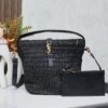 YSL Le 37 Raffia Bucket Bag 1977 YSL Le 37 Raffia Bucket Bag 1977