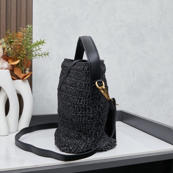 YSL Le 37 Raffia Bucket Bag 1977 YSL Le 37 Raffia Bucket Bag 1977