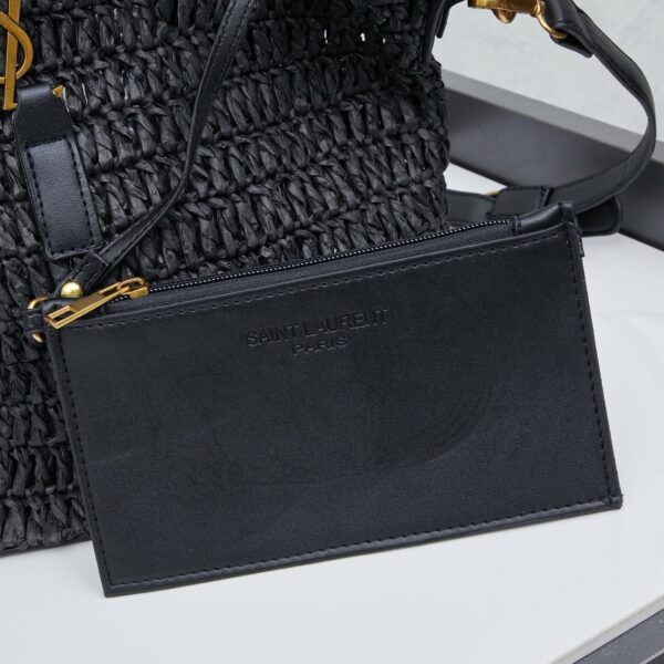 YSL Le 37 Raffia Bucket Bag 1977 YSL Le 37 Raffia Bucket Bag 1977