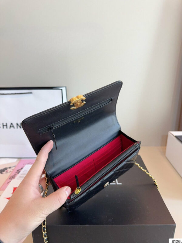 Fashion CN 23S Double Gold Ball Wallet On Chain 910313