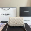 Fashion CN Caviar Quilted Wallet On Chain 910318
