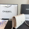 Fashion CN Caviar Quilted Wallet On Chain 910318