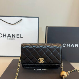 Fashion CN Lambskin Wallet On Chain 910319