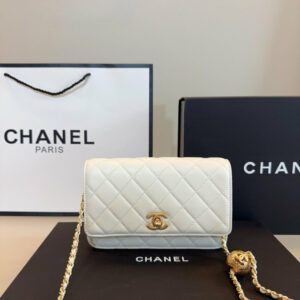 Fashion CN Lambskin Wallet On Chain 910319