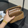 Fashion CN Suede Top Handle Vanity Case Bag 910328