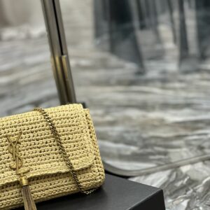 YSL Saint Laurent Kate 99 Raffia Shoulder Bag 0000 5 20260412 145506