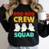 Boo Boo Crew Squad Nurse Halloween Nurses RN Ghost Women T-Shirt