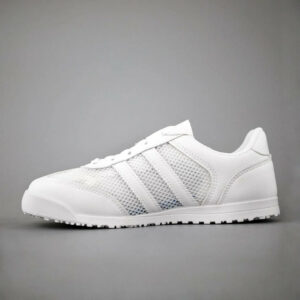 Men’s White Leather Sneakers L0173