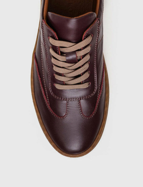 Leather Sneakers, Fashionable Handcrafted Footwear Z1199