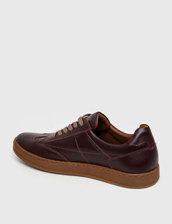 Leather Sneakers, Fashionable Handcrafted Footwear Z1199