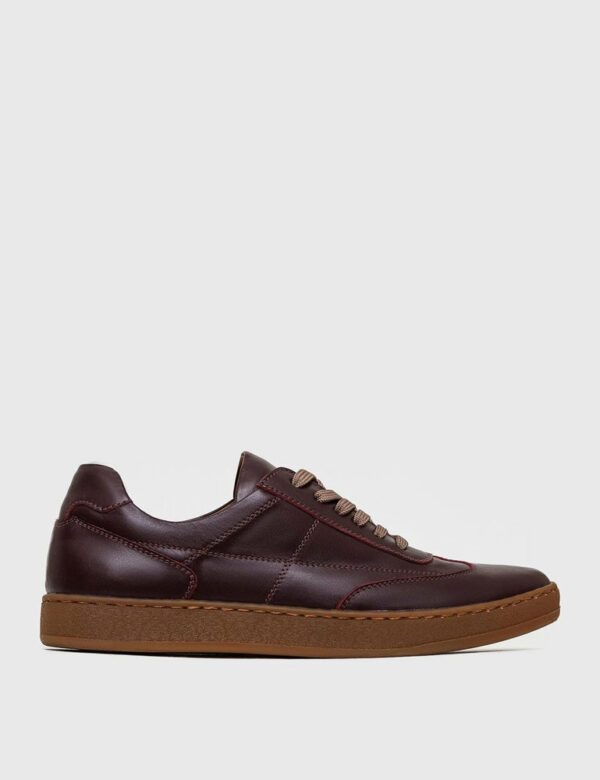 Leather Sneakers, Fashionable Handcrafted Footwear Z1199
