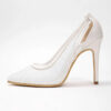 Sheer Stiletto Heels, Pointed Bridal Shoes For Weddings M1974 Sheer Stiletto Heels, Pointed Bridal Shoes For Weddings M1974