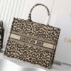 DO Large Canvas Leopard Mizza Book Tote