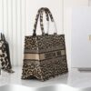 DO Large Canvas Leopard Mizza Book Tote