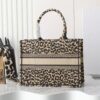DO Large Canvas Leopard Mizza Book Tote