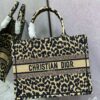 DO Medium Canvas Leopard Mizza Book Tote DO Medium Canvas Leopard Mizza Book Tote