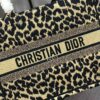 DO Medium Canvas Leopard Mizza Book Tote DO Medium Canvas Leopard Mizza Book Tote