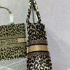 DO Medium Canvas Leopard Mizza Book Tote DO Medium Canvas Leopard Mizza Book Tote