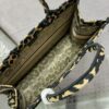 DO Medium Canvas Leopard Mizza Book Tote DO Medium Canvas Leopard Mizza Book Tote