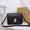 Burberry Medium Grainy Leather Black Bag