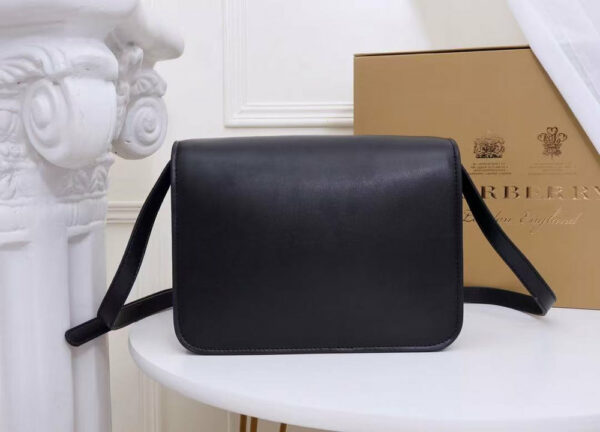 Burberry Medium Grainy Leather Black Bag