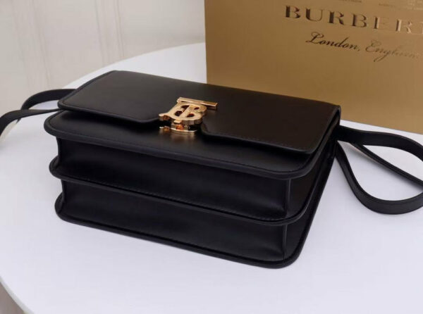 Burberry Medium Grainy Leather Black Bag