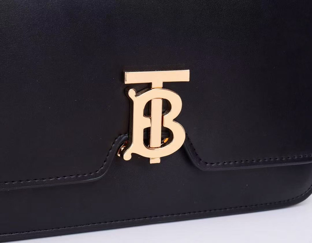 Burberry Medium Grainy Leather Black Bag Burberry Medium Grainy Leather Black Bag