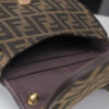 Fendi Women C’mon Small Brown FF Jacquard Fabric Bag Fendi Women C’mon Small Brown FF Jacquard Fabric Bag