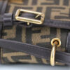 Fendi Women C’mon Small Brown FF Jacquard Fabric Bag Fendi Women C’mon Small Brown FF Jacquard Fabric Bag