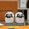 LV Trainer Sneaker White Monogram Leather 0518C80
