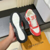 LV Run Away Sneaker Red White Monogram Leather 0523C80 LV Run Away Sneaker Red White Monogram Leather 0523C80