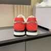 LV Run Away Sneaker Red White Monogram Leather 0523C80 LV Run Away Sneaker Red White Monogram Leather 0523C80