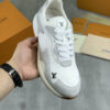 LV Olympia Sneaker White Grey Suede Leather 0530C40