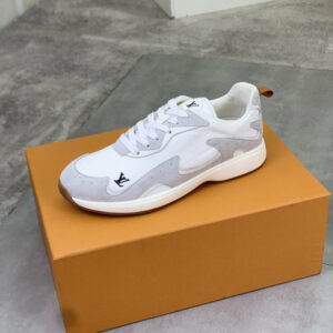 LV Olympia Sneaker White Grey Suede Leather 0530C40 3 43adab69 result
