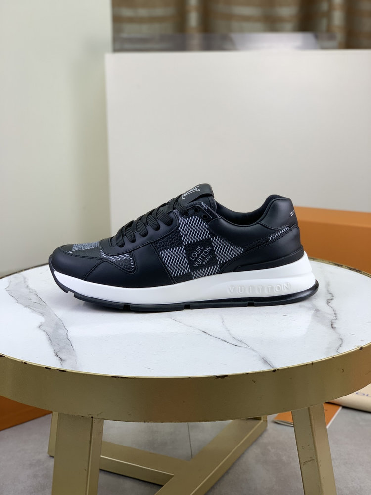 LV Run Away Sneaker Damier Caro Mesh Leather 0522C80 LV Run Away Sneaker Damier Caro Mesh Leather 0522C80