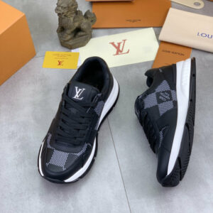LV Run Away Sneaker Damier Caro Mesh Leather 0522C80 3 9ad31d36 result