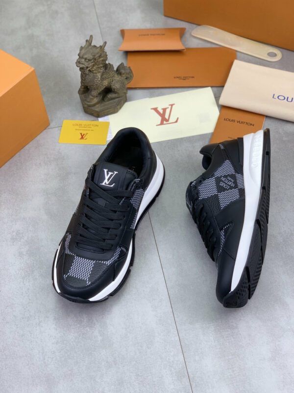 LV Run Away Sneaker Damier Caro Mesh Leather 0522C80