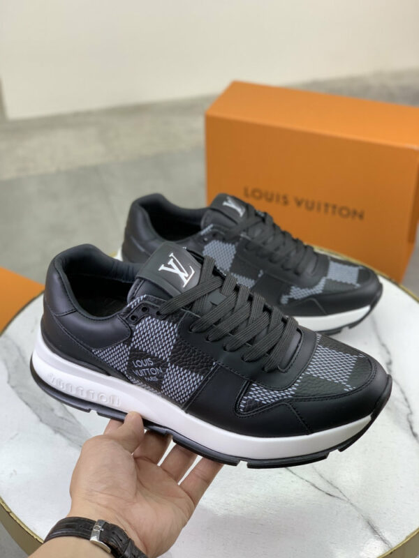 LV Run Away Sneaker Damier Caro Mesh Leather 0522C80