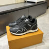 LV Run Away Sneaker Black White Monogram Leather 0523C80 LV Run Away Sneaker Black White Monogram Leather 0523C80