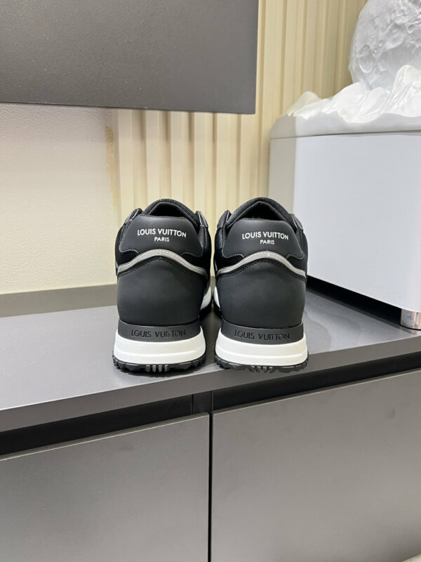 LV Run Away Sneaker Black White Monogram Leather 0523C80 LV Run Away Sneaker Black White Monogram Leather 0523C80
