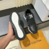 LV Run Away Sneaker Black White Monogram Leather 0523C80 LV Run Away Sneaker Black White Monogram Leather 0523C80