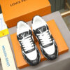 LV Run Away Sneaker Black White Monogram Eclipse 0514C50