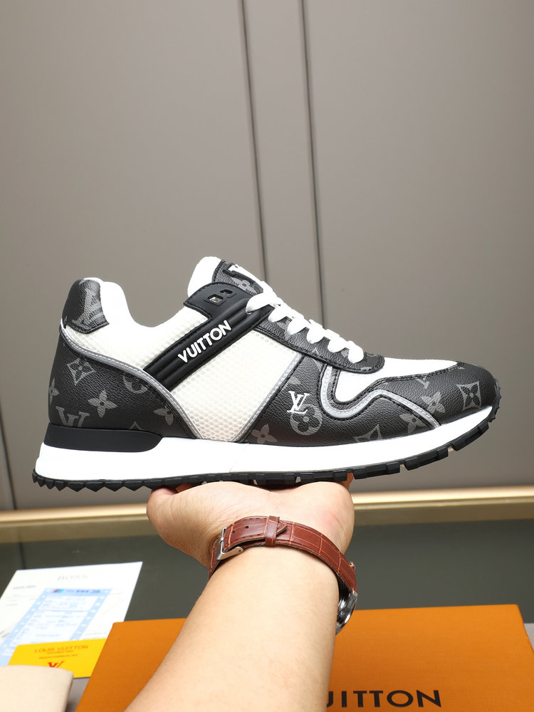 LV Run Away Sneaker Black White Monogram Eclipse 0514C50 LV Run Away Sneaker Black White Monogram Eclipse 0514C50