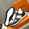 LV Run Away Sneaker Black White Monogram Eclipse 0514C50