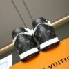 LV Run Away Sneaker Black White Monogram Eclipse 0514C50